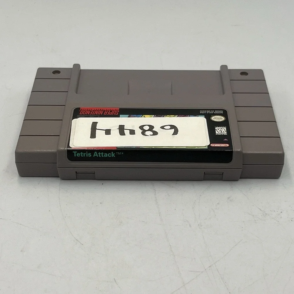 Tetris Attack (Super Nintendo‎ SNES, 1996) Cart And Manual Tested Authentic